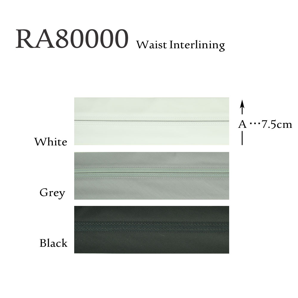 RA80000 Raschel Pocket Lining Using T / C Waistband Interlining