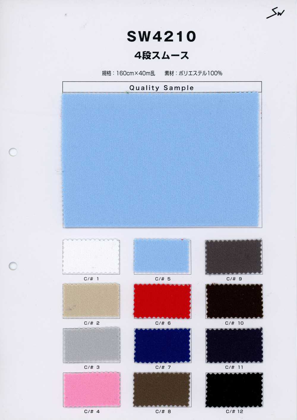 SW4210 4-ply Circular Interlock Knitting[Textile / Fabric] Sanwa Seni