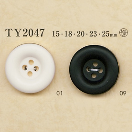TY2047 Polyester Resin/brass 4-hole Button DAIYA BUTTON(DAIYA BUTTON)