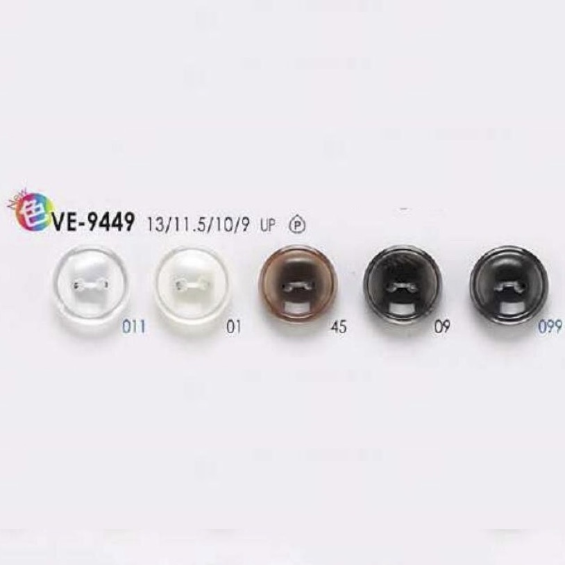 VE9449 Polyester Resin Two-hole Button IRIS