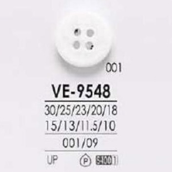 VE9548 Polyester Resin 4-hole Button IRIS