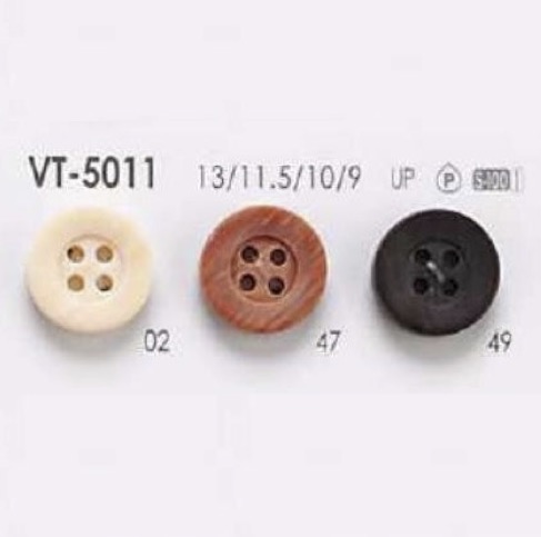 VT5011 Polyester Resin 4-hole Button IRIS