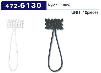 472-6130 Button Loop Braid Type Total Length 40 Mm (10 Pieces)[Button Loop Frog Button] DARIN