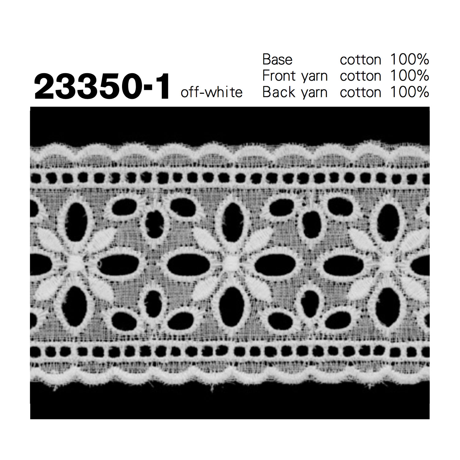 23350-1 Cotton Fine Lace Kyowa Lace