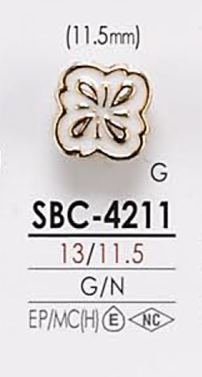SBC4211 Metal Button For Dyeing IRIS