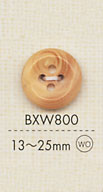 BXW800 Natural Material Wood 4-hole Button DAIYA BUTTON