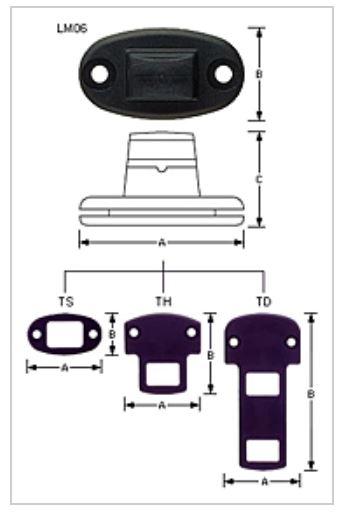 LM06TS YKK Bean Pointing Kabuse Hineri Buckle LM06TS[Buckles And Ring]