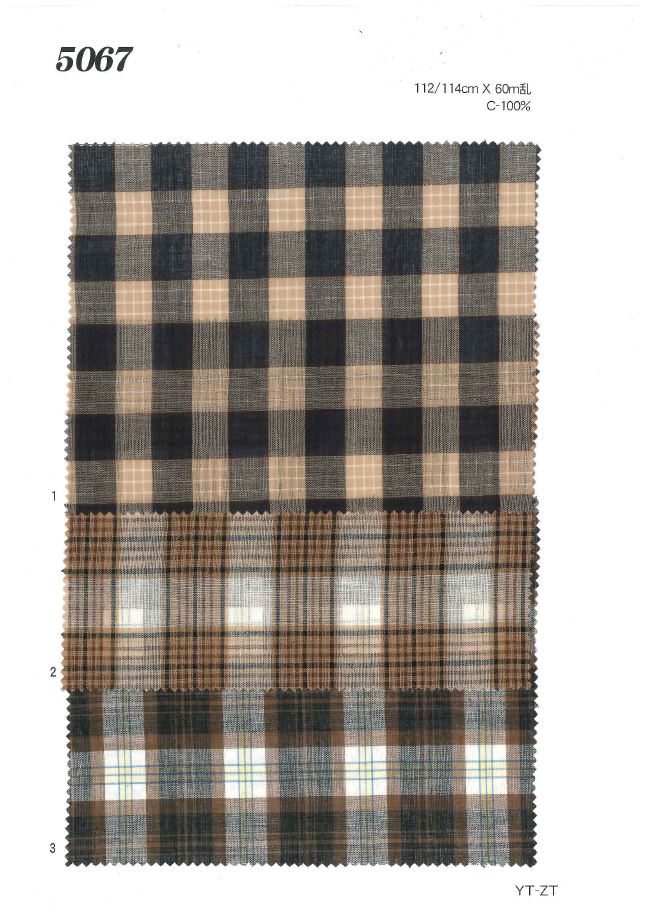 MU5067 Lawn Check[Textile / Fabric] Ueyama Textile