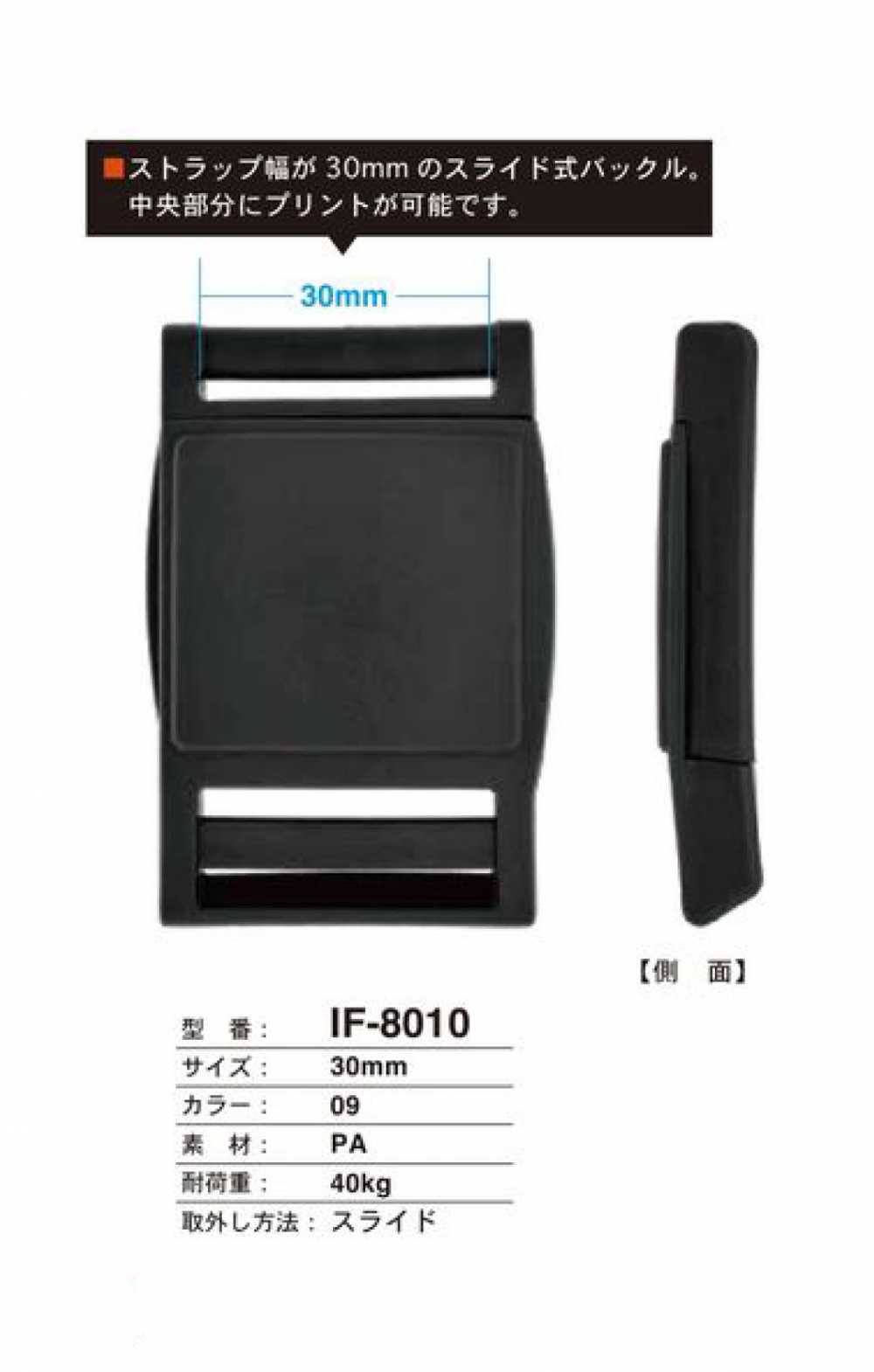IF-8010 30MM Sliding Buckle[Buckles And Ring] FIDLOCK