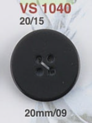 VS1040 Polyester Resin 4-hole Button IRIS