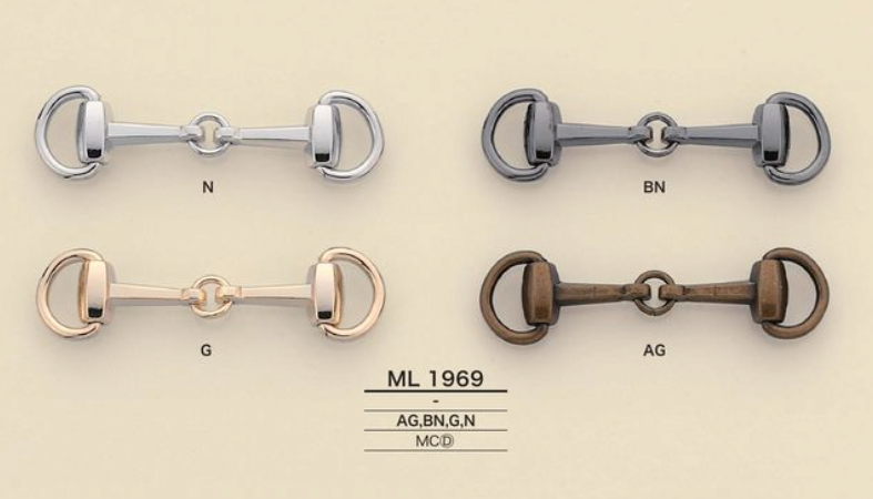 ML1969 Bit Hardware[Buckles And Ring] IRIS