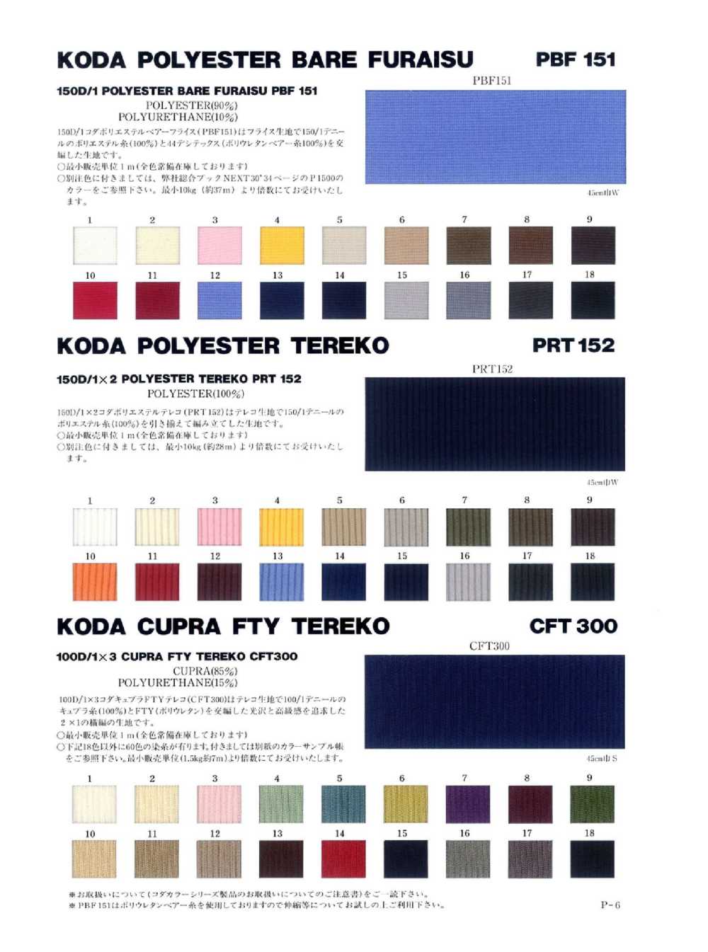 PRT152 150d/2 Polyester Tereko[Rib Knit] NEXT30