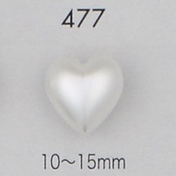 477 Pearl-like Urea Material With Half-ring Shank Button DAIYA BUTTON(DAIYA BUTTON)
