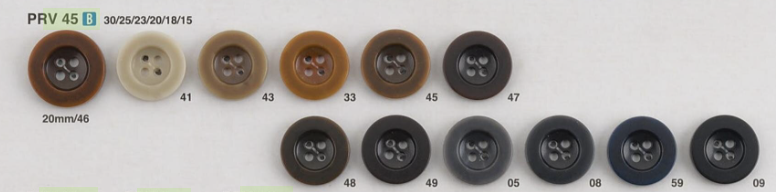 PRV45 Urea Resin 4-hole Button IRIS