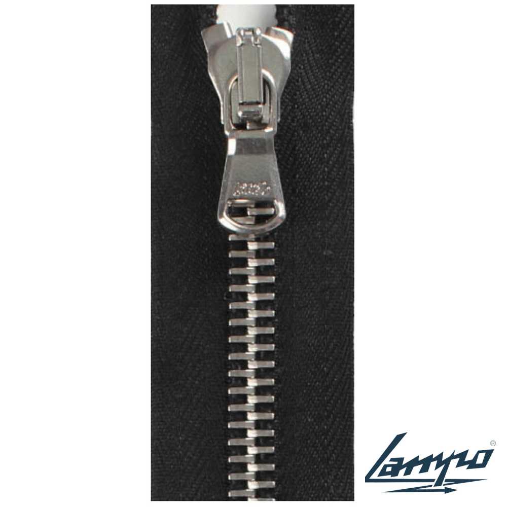 SL-8-SWE-CLOSED Super Lampo 8 Size Silver Stop[Zipper] LAMPO(GIOVANNI LANFRANCHI SPA)