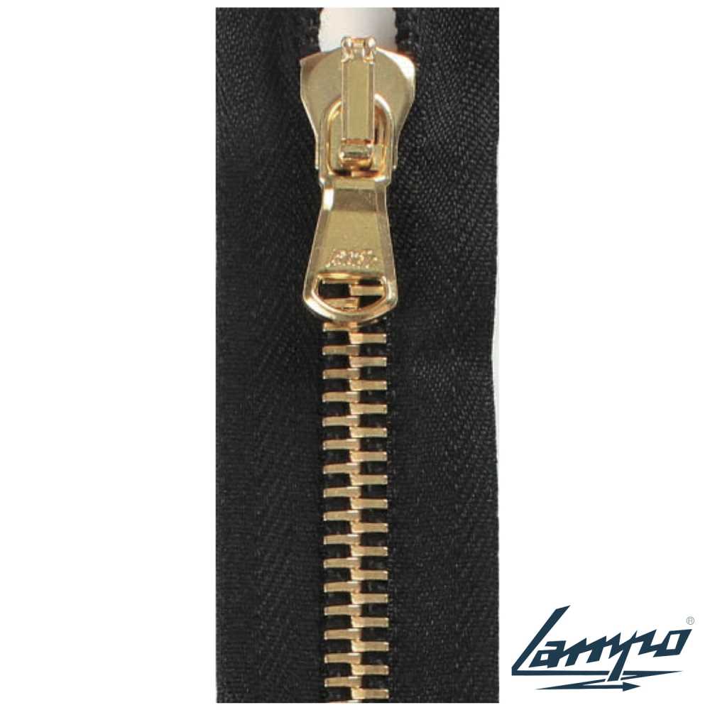 SL-8-SAE-TWOE Super Lampo 8 Size Genuine Gold Two Way Separator[Zipper] LAMPO(GIOVANNI LANFRANCHI SPA)