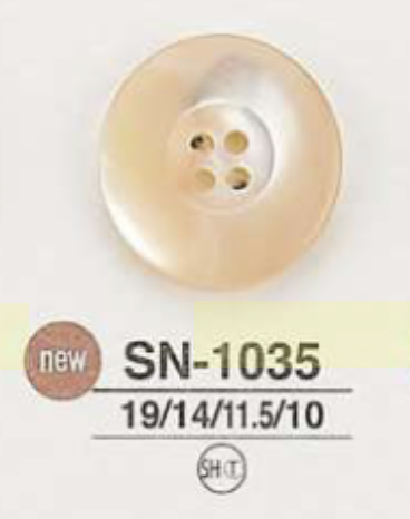 SN1035 Shell Shell 4-hole Button IRIS