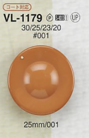 VL1179 Polyester Resin Tunnel Foot Button IRIS