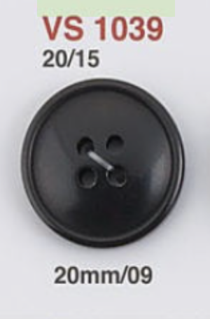 VS1039 Polyester Resin 4-hole Button IRIS