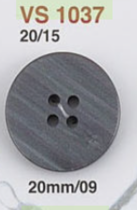 VS1037 Polyester Resin 4-hole Button IRIS