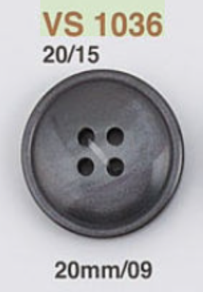 VS1036 Polyester Resin 4-hole Button IRIS