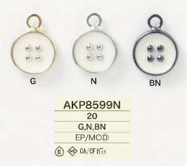 AKP8599N Epoxy Resin/die-casting Zipper Points IRIS