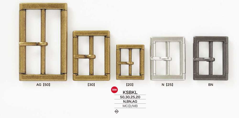 KSBKL Die-cast/brass Through-type Buckle[Buckles And Ring] IRIS