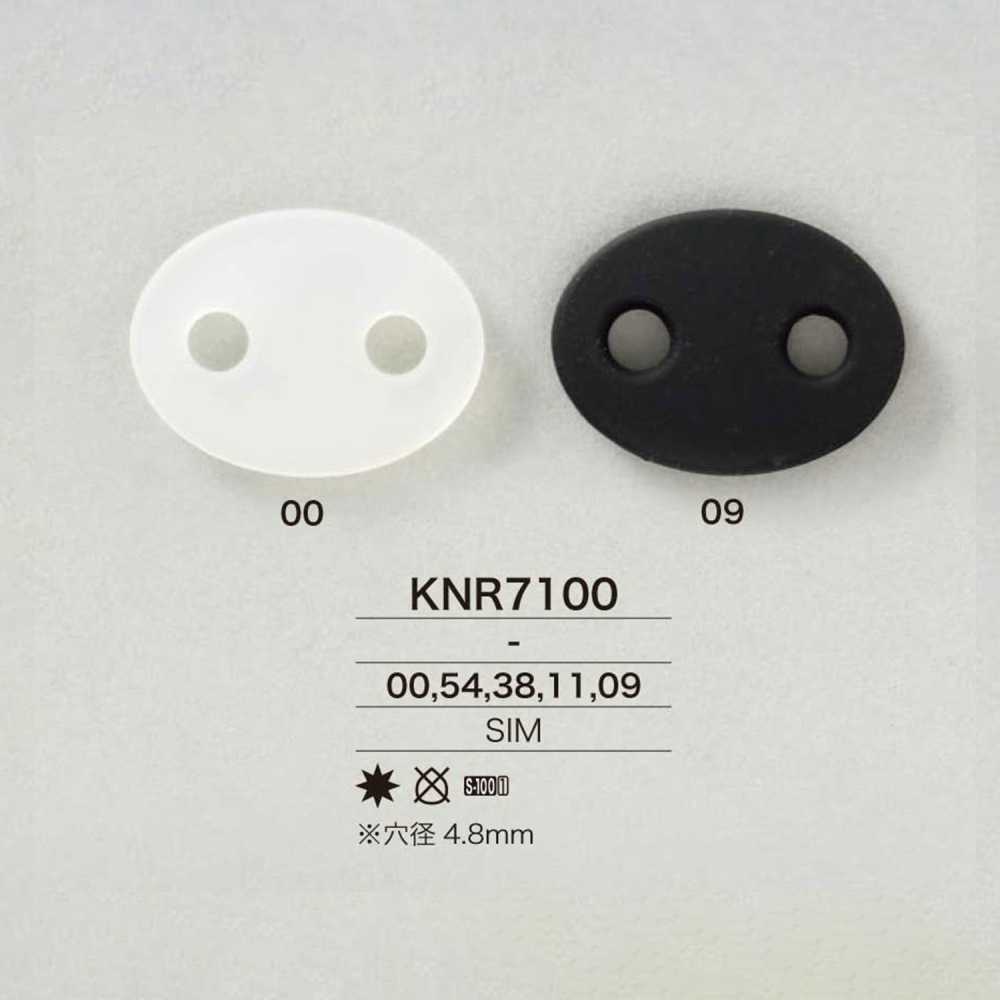 KNR7100 Mirable (Silicone) Pig Nose Cord Stopper[Buckles And Ring] IRIS