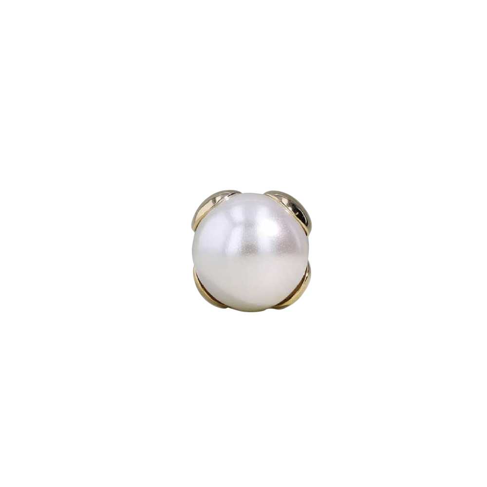 CR0200 Pearl Coating/brass Jumper Button IRIS