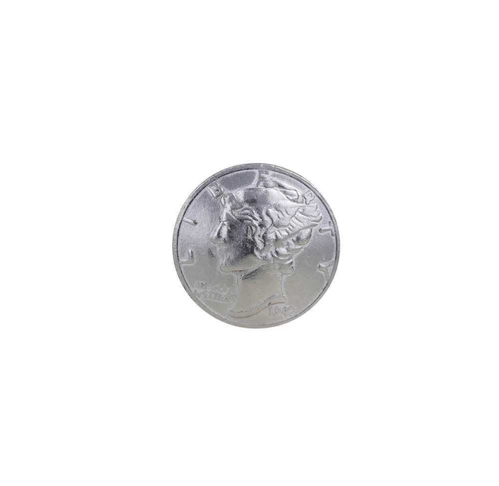 DM2253 High Metal/brass Circular Ring Half-ring Shank Button IRIS
