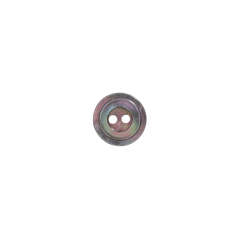 SB70 Mother Of Pearl Shell Lipped Shell Two-hole Button IRIS