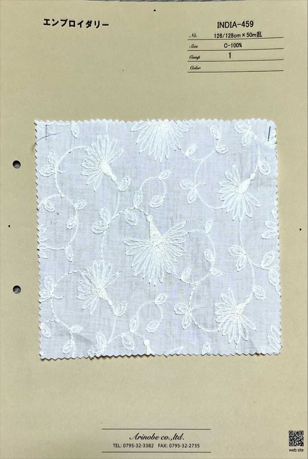 INDIA-459 Embroidery[Textile / Fabric] ARINOBE CO., LTD.