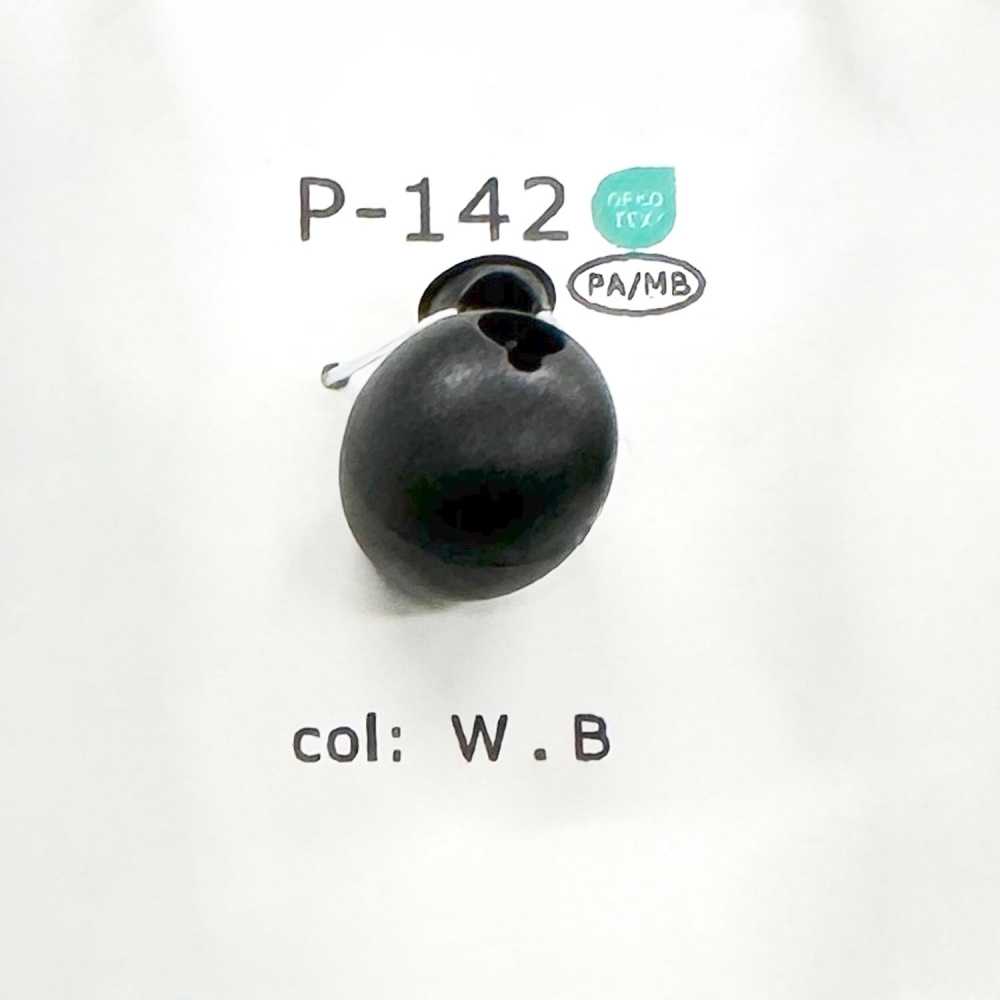 P142 Nylon Resin Round 1-hole Cord Stopper[Buckles And Ring] DAIYA BUTTON(DAIYA BUTTON)