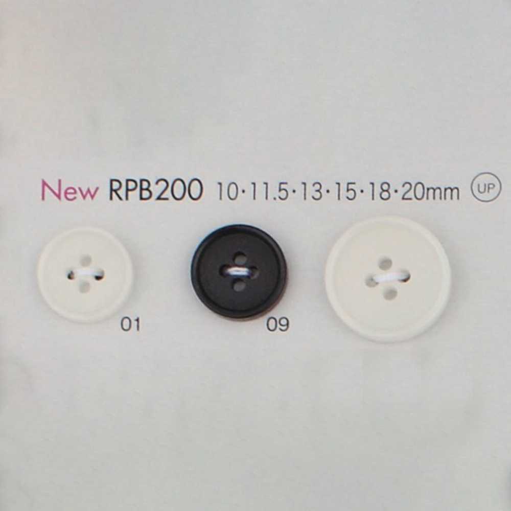 RPB200 Made In Japan Recycled PET Resin Buttons With 4 Holes And Edges DAIYA BUTTON