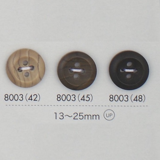 8003 Polyester Resin 4-hole Button