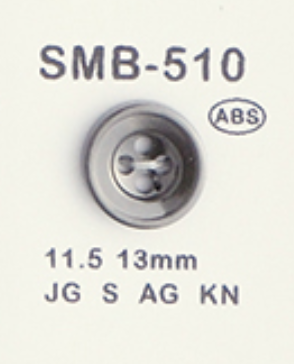 SMB-510 ABS Small Button, Four Holes DAIYA BUTTON