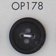 OP178 Polyester Resin Bordered 4-hole Button