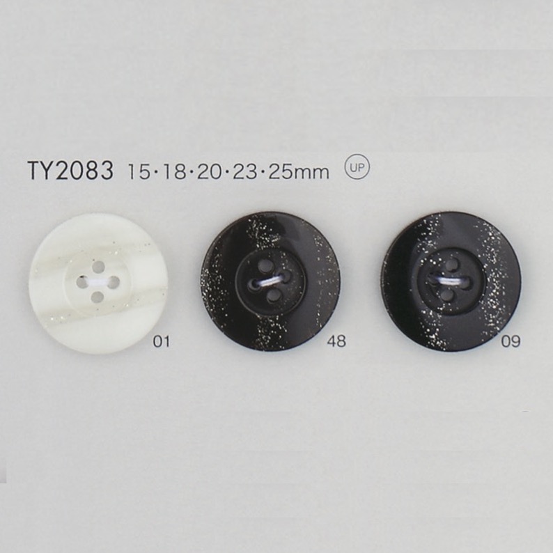 TY2083 Polyester Resin 4-hole Button DAIYA BUTTON