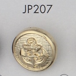 JP207 ABS樹脂製 メッキ釦[Button] DAIYA BUTTON