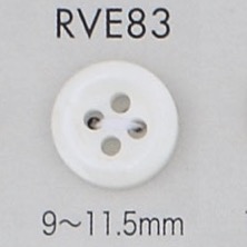 RVE83 4-hole, Bordered Shell Button DAIYA BUTTON(DAIYA BUTTON)