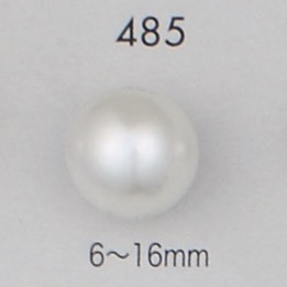 485 Pearl-like Urea Material With Half-ring Shank Button DAIYA BUTTON(DAIYA BUTTON)
