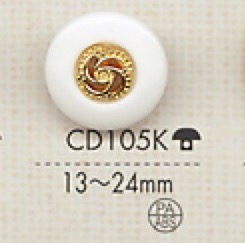 CD105K Nylon Resin/ABS Resin Buttons DAIYA BUTTON