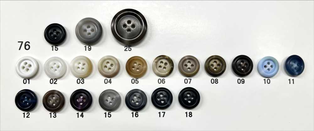 76 Giraffe Urea Resin 4-hole Button With Edging Giraffe Buttons (Twill Button Industry)