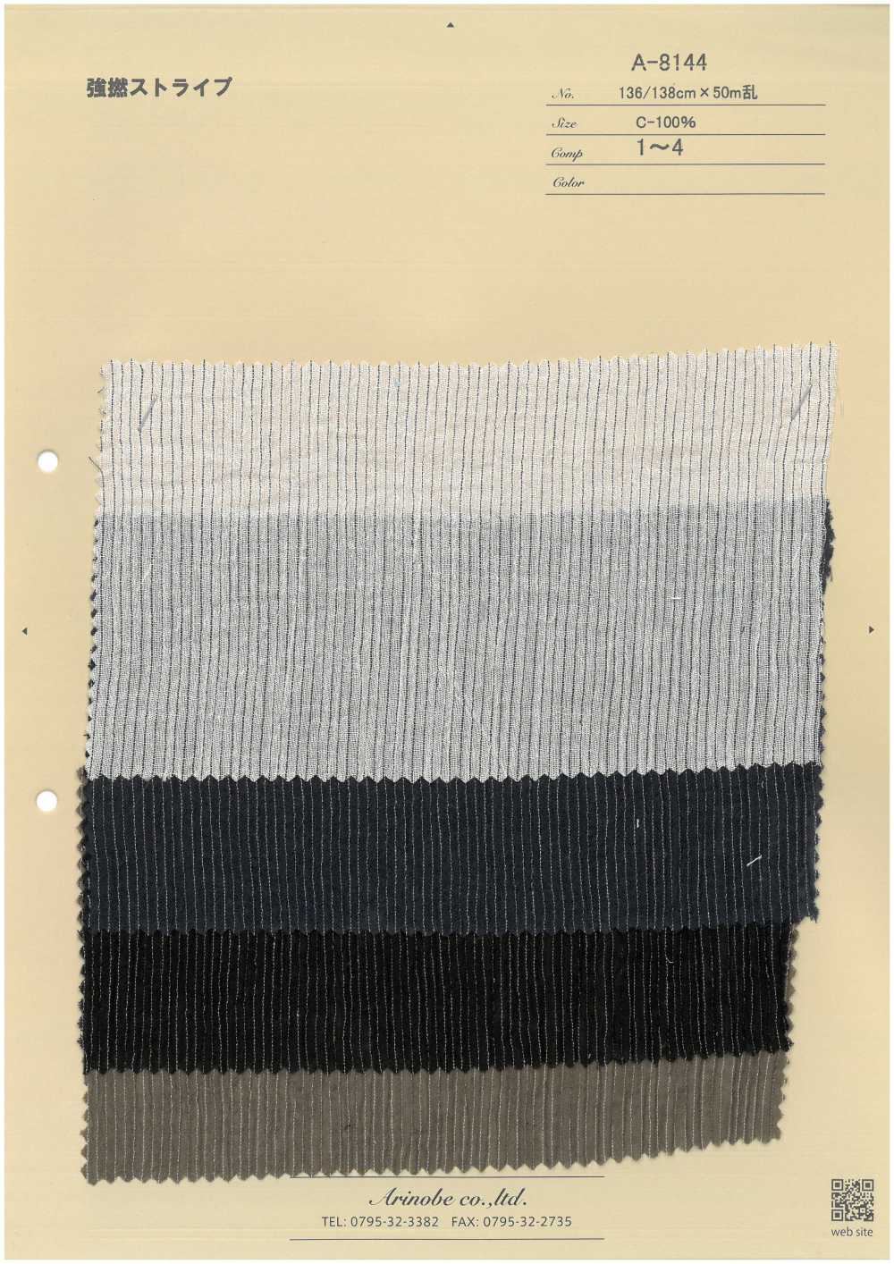 A-8144 Tightly Twisted Stripes[Textile / Fabric] ARINOBE