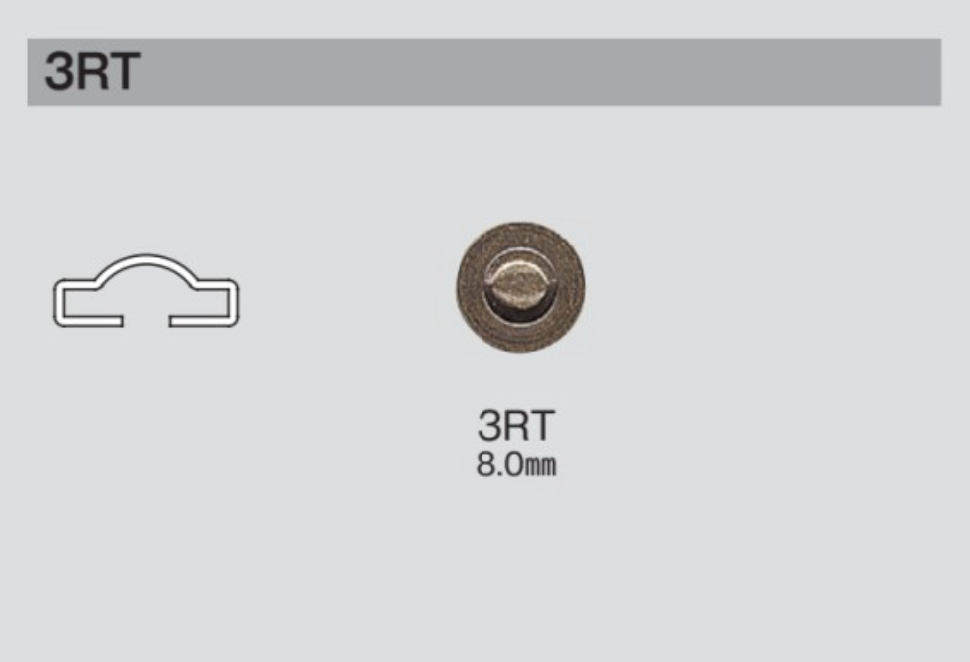 3RT 3RT Robust No Pattern B/O[Press Fastener/ Eyelet Washer] Morito