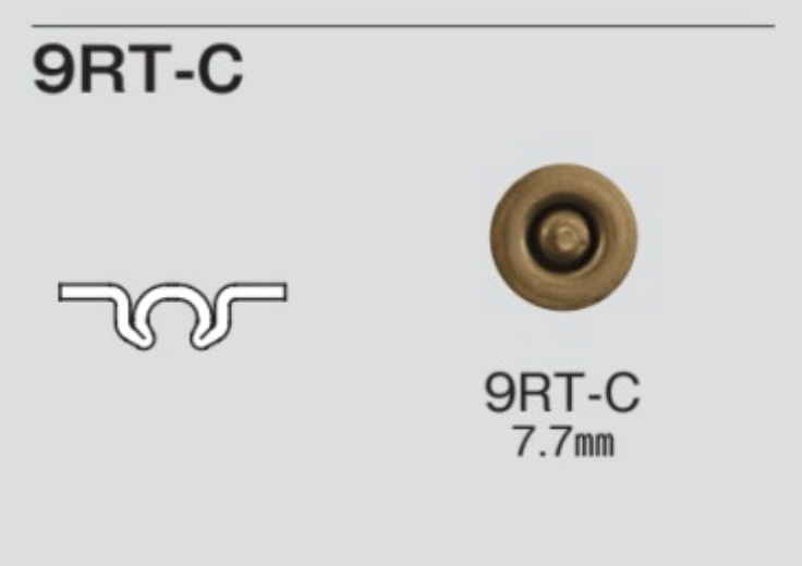 9RT-C 9RT-C Robust Y-leg Only[Press Fastener/ Eyelet Washer] Morito