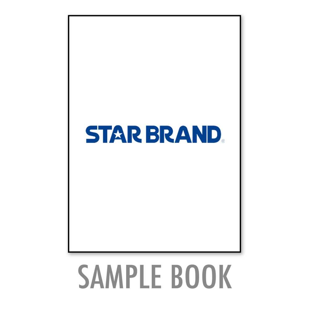 STARBRAND-SAMPLE4 STAR BRAND Roll Shooting Comprehensive Sample Book[Sample Card]