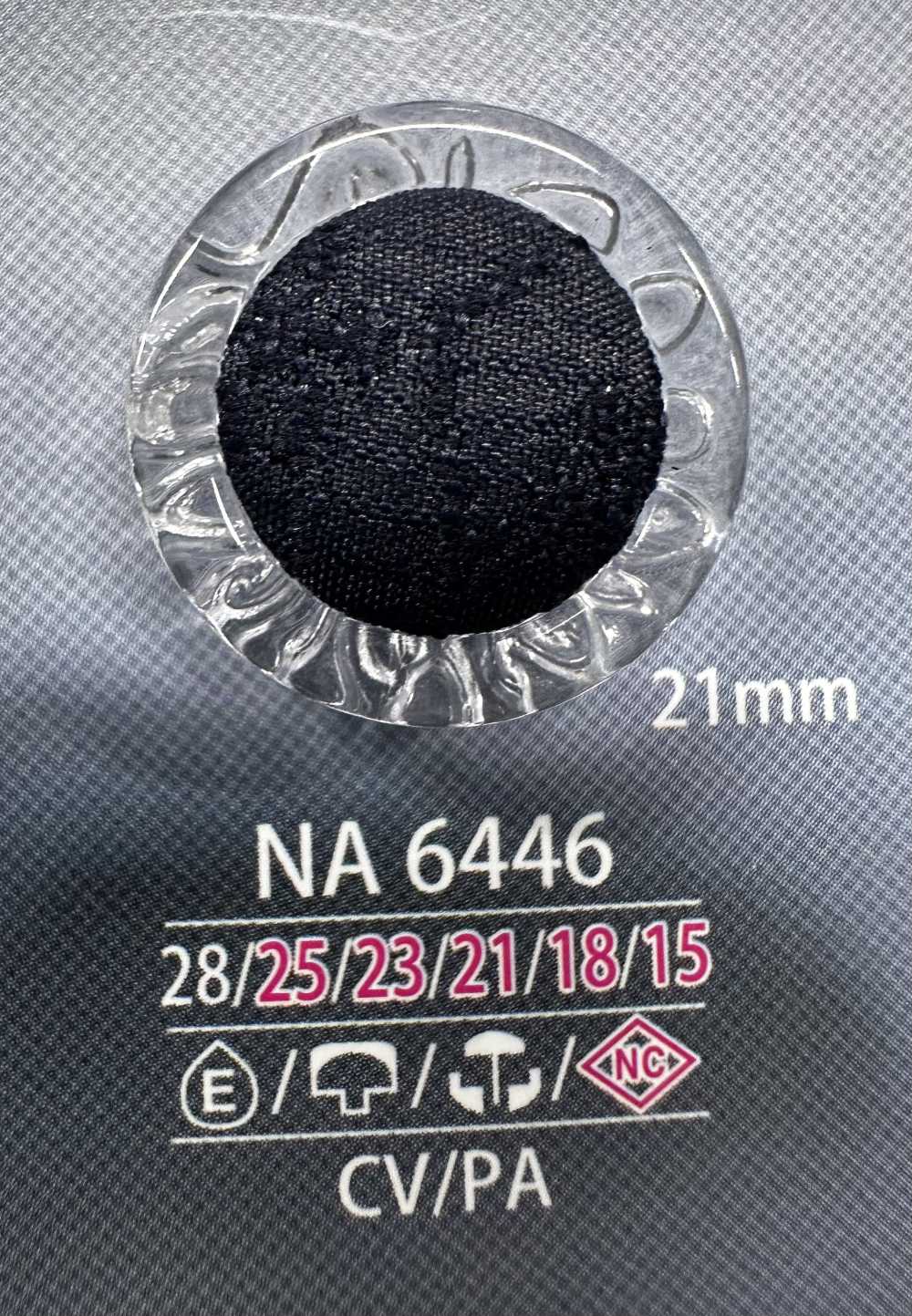 NA6446 Cap And Close Post Combination Cloth Button IRIS