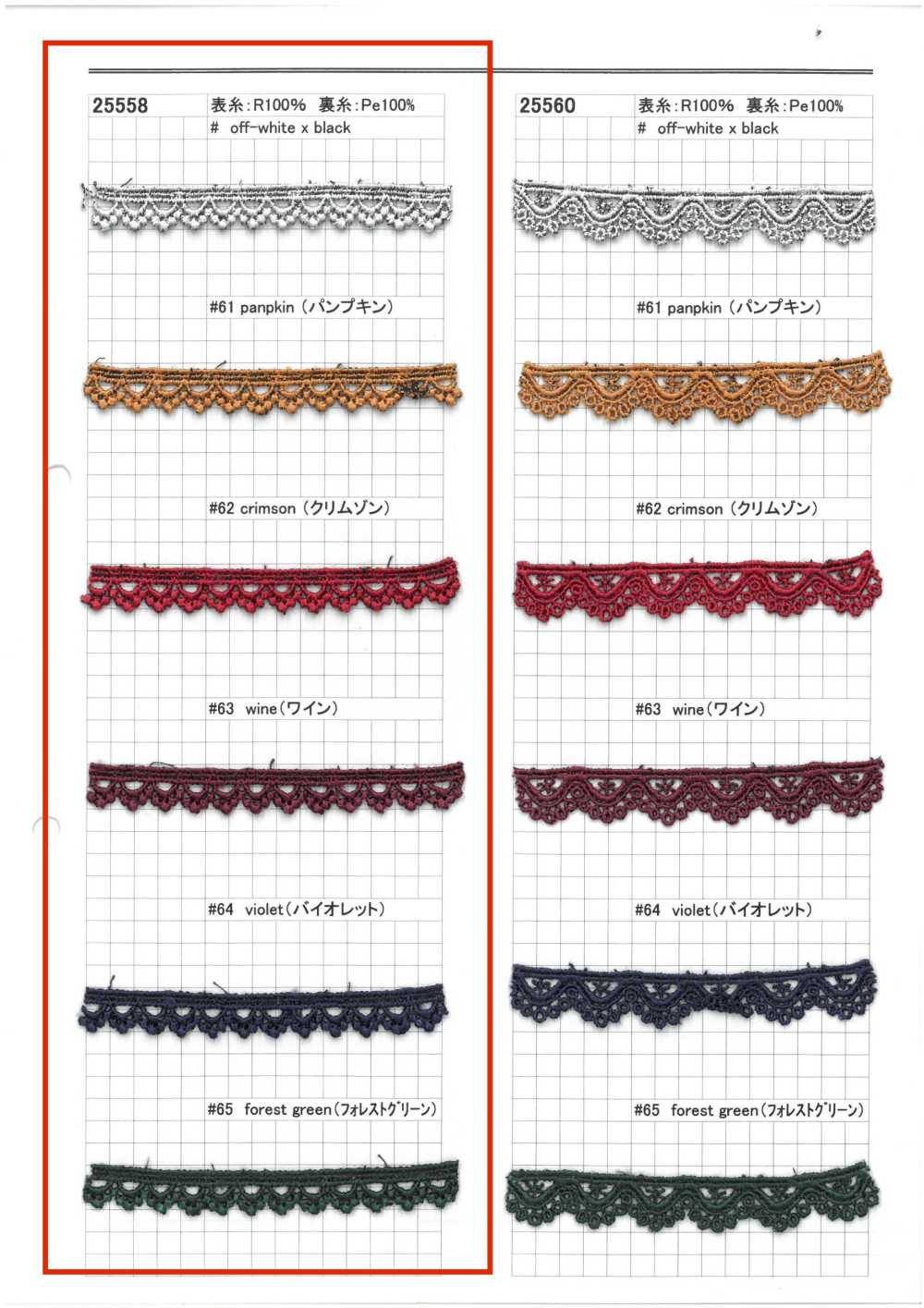 25558 Rayark Chemical Lace Kyowa Lace