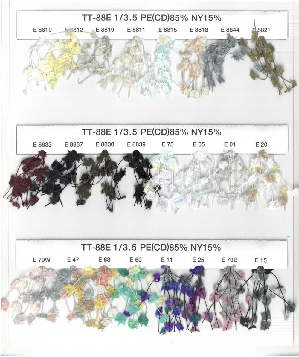 TT-88E-SAMPLE TT-88E Sample Card UNITED RIBBONS